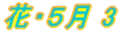花・５月 3